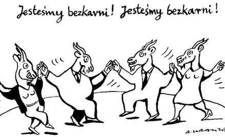 Komentarz rysunkowy. Jesteśmy bezkarni