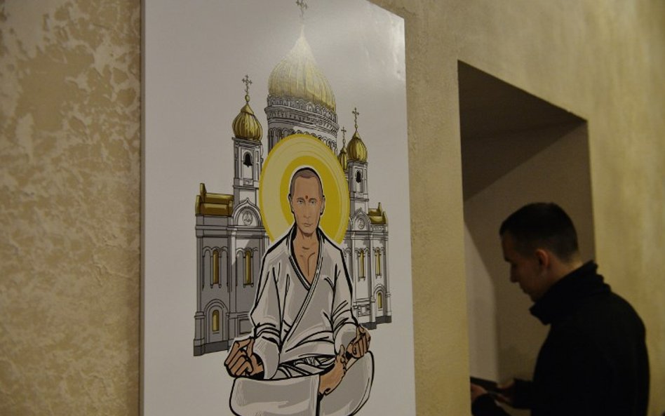 Zdjęcia z moskiewskiej wystawy "Świat Putina", zorganizowanej z okazji 63. rocznicy urodzin prezyden