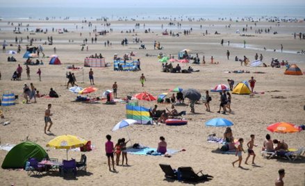 Camber Sands w południowej Anglii
