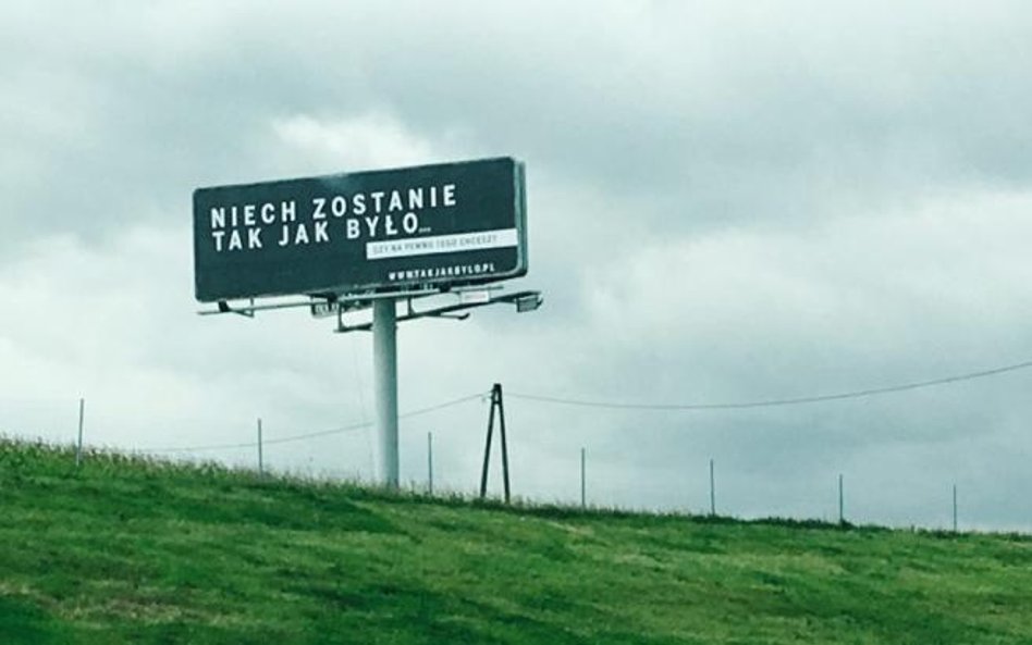 Koniec kampanii billboardowej "Sprawiedliwe sądy"