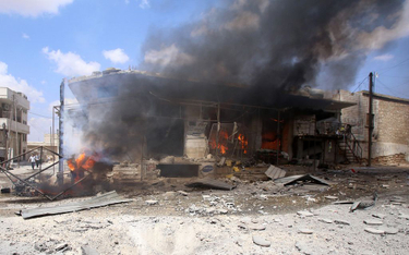 W Syrii wciąż giną ludzie. Na zdjęciu: budynek na przedmieściach Maaret al-Numan w północno-zachodni