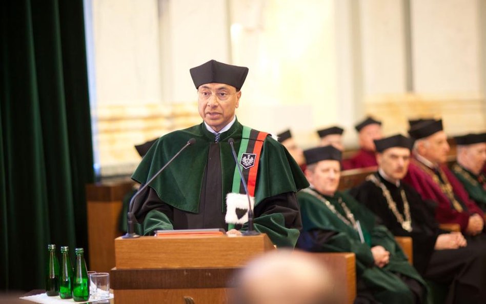 Lakshmi Mittal odebrał doktorat honoris causa Akademii Górniczo-Hutniczej w Krakowie