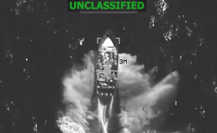 Kadr z nagrania opublikowanego przez Pentagon