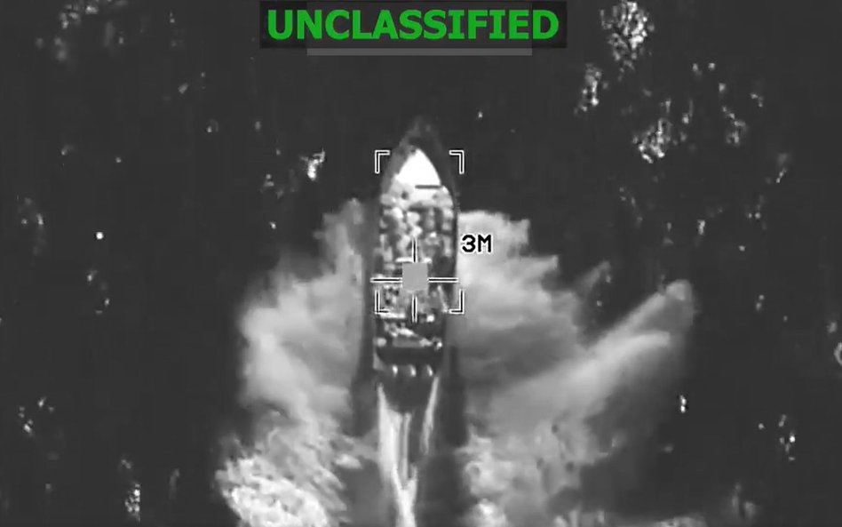 Kadr z nagrania opublikowanego przez Pentagon