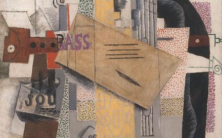 Pablo PICASSO, Skrzypce, 1914 Olej na płótnie