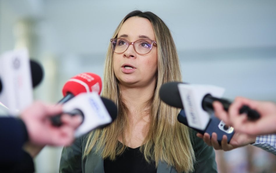 Posłanka partii Razem Marcelina Zawisza