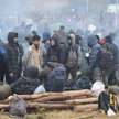 Imigranci na granicy Polski z Białorusią