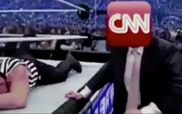 Donald Trump "nokautuje" stację CNN