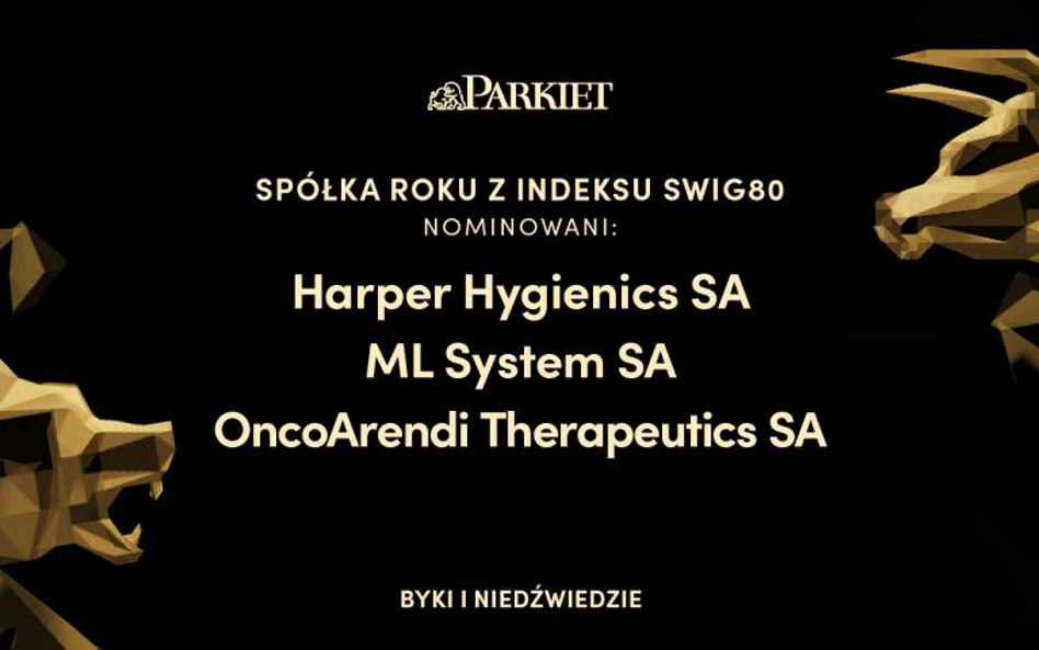 Byki i niedźwiedzie: Kandydaci do statuetki w kategorii spółka roku z indeksu sWIG80