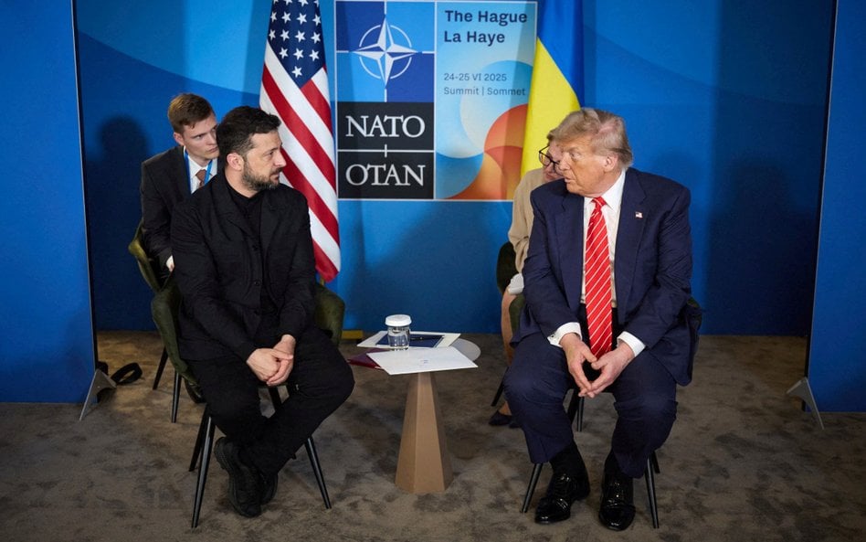 Wołodymyr Zełenski i Donald Trump