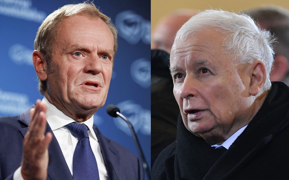 Donald Tusk i Jarosław Kaczyński