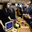 Swiatłana Cichanouska w Parlamencie Europejskim