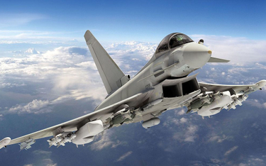 Eurofighter to bardzo udany samolot zaliczany do generacji „4+”. Rys. Eurofighter GmbH.