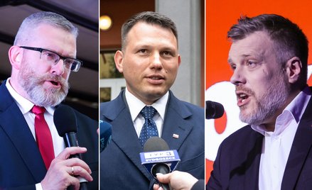 Grzegorz Braun, Sławomir Mentzen i Adrian Zandberg