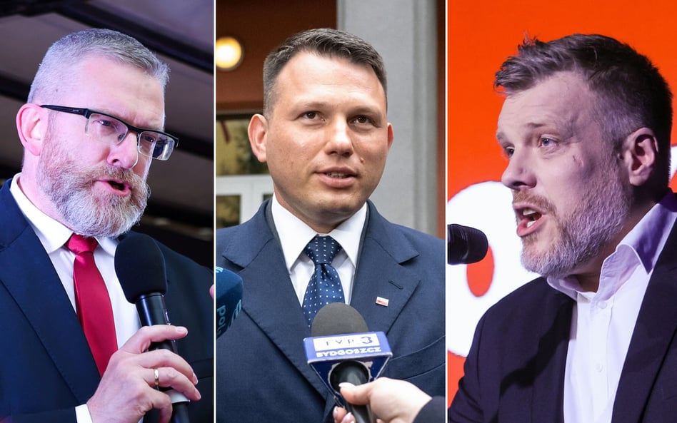 Grzegorz Braun, Sławomir Mentzen i Adrian Zandberg