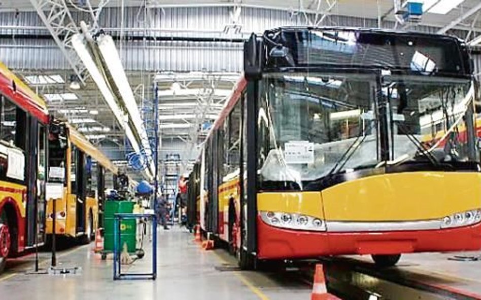 W fabryce Solarisa w Bolechowie powstały autobusy m.in. dla Warszawy
