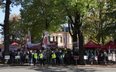 Protest przed Trybunałem Konstytucyjnym w Warszawie.