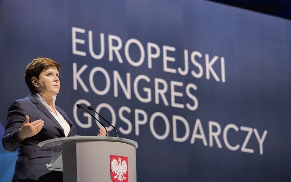 Premier Beata Szydło: rząd chce budować markę Polski, silną gospodarkę, która będzie się liczyła w E