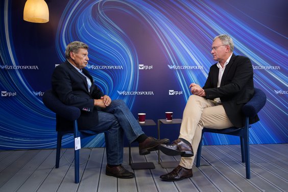 Gościem w pawilonie „Rzeczpospolitej” był Leszek Balcerowicz, były wicepremer, z którym rozmawiał re