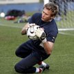 Tomasz Kuszczak na treningu reprezentacji Polski