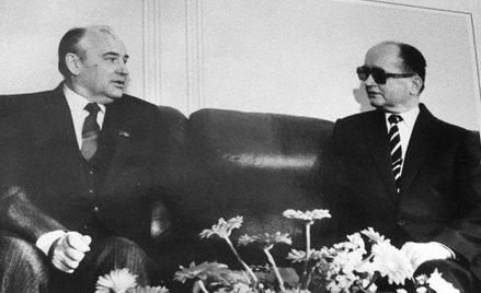 Michaił Gorbaczow i Wojeciech Jaruzelski
