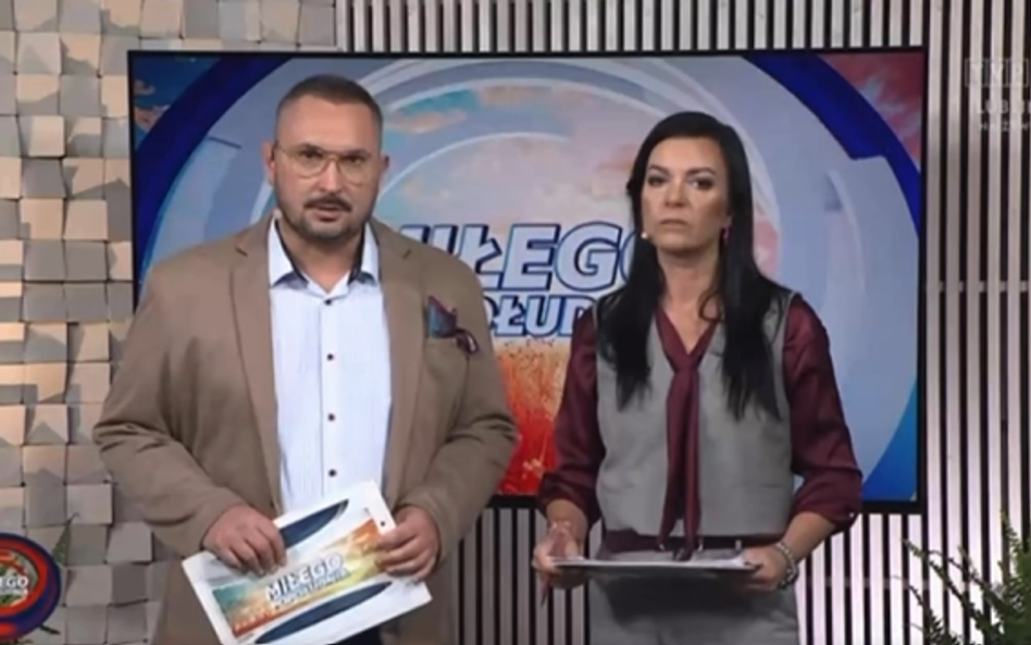 Program „Miłego popołudnia” emitowany na żywo w TVP3 Lublin został przerwany z powodu alertu o zagro