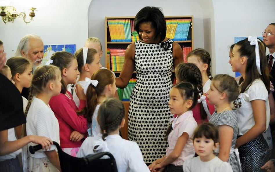 Michelle Obama w sierocińcu św. Dmitrija