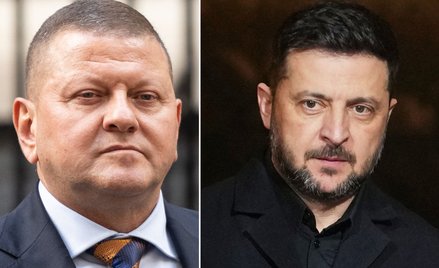 Walerij Załużny i Wołodymyr Zełenski