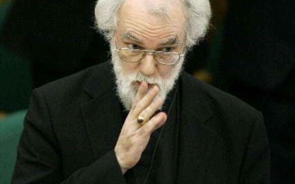 Rowan Williams arcybiskup Canterbury oskarżył fundusze hedgingowe o nieustanną "grabież wartościowyc