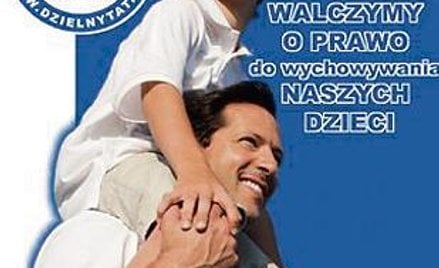 Dzielny Tata to tzw. partia jednej sprawy. Na zdjęciu plakat ruchu, z którego ugrupowanie się wywodz