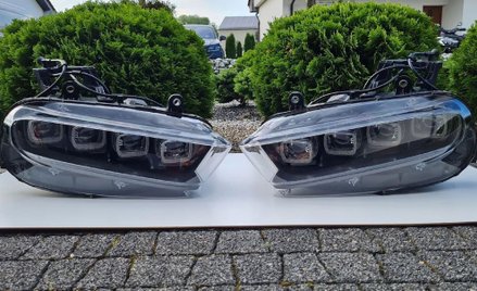 Używane reflektory Bugatti w cenie nowego Porsche 911