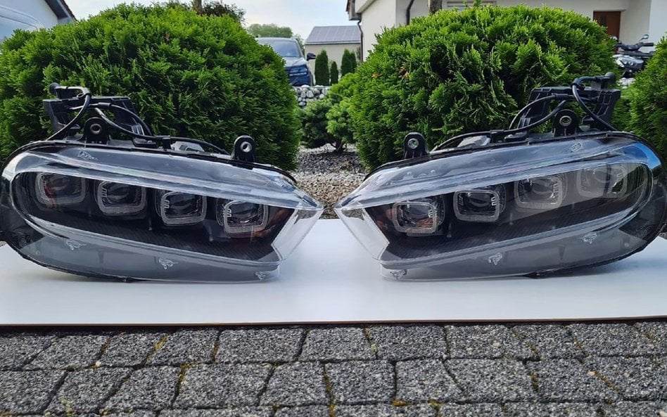 Używane reflektory Bugatti w cenie nowego Porsche 911