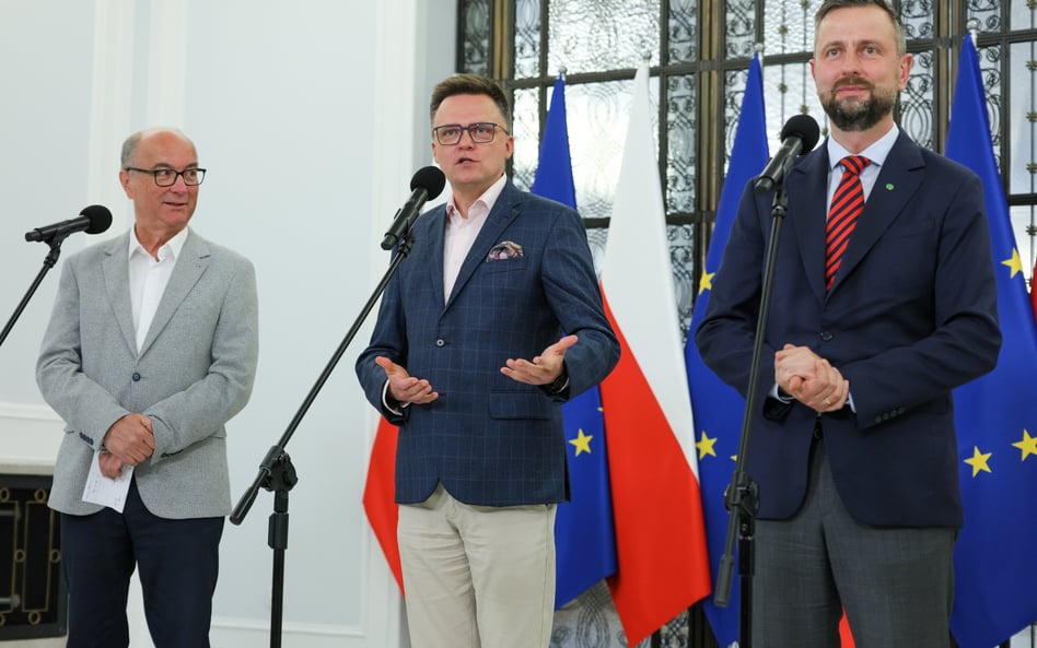 Włodzimierz Czarzasty, Szymon Hołownia, Władysław Kosiniak-Kamysz