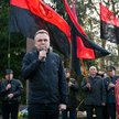 Marzec 2024 - mer Lwowa Andrij Sadowy przemawia podczas wydarzenia upamiętniającego Romana Szuchewyc