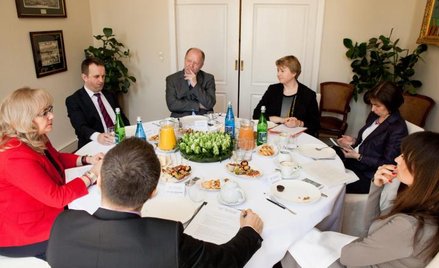 Debata odbyła się w restauracji Amber Room