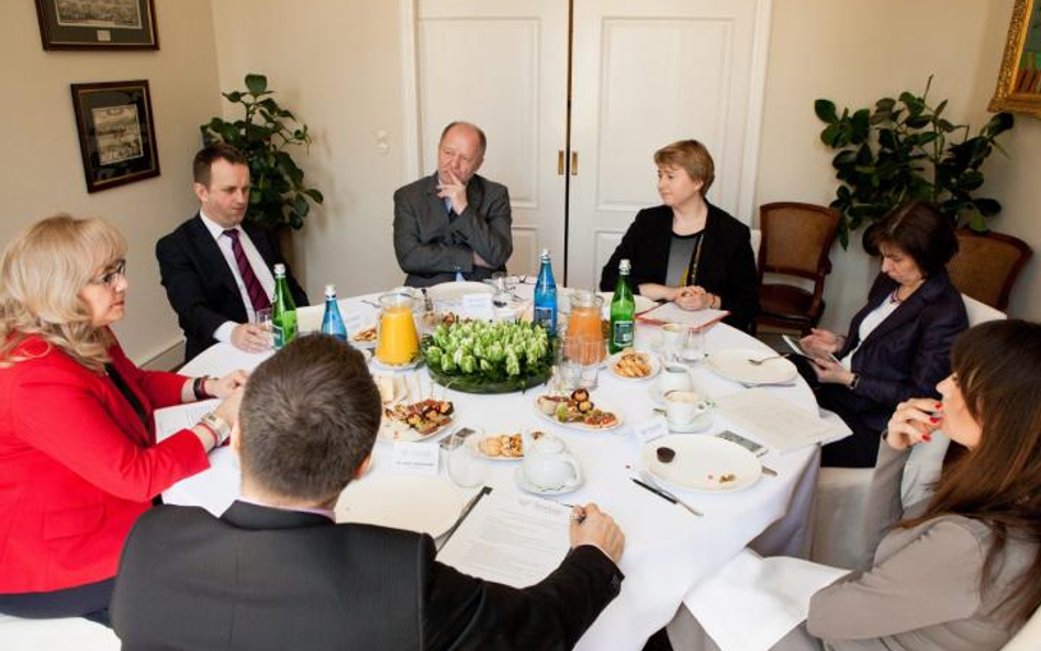 Debata odbyła się w restauracji Amber Room