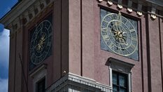 Zegar na Wieży Zegarowej Zamku Królewskiego w Warszawie,