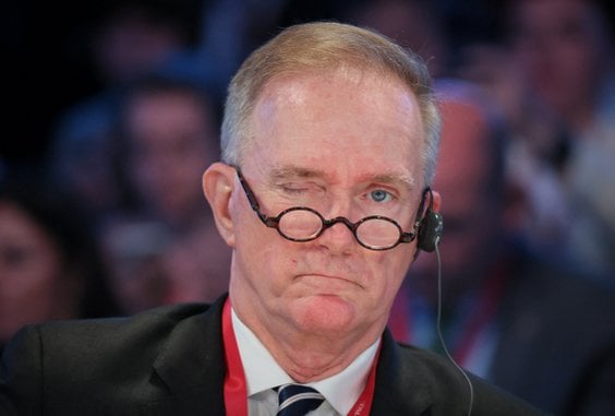 Rodney Mims Cook Jr., przewodniczący Komisji Sztuk Pięknych Stanów Zjednoczonych, uczestniczy w Międ