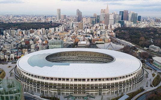 Stadion olimpijski w Tokio .