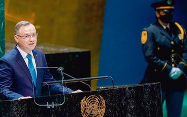 Prezydent Andrzej Duda na sesji Zgromadzenia Ogólnego ONZ