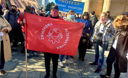 Protest pracowników skarbówki