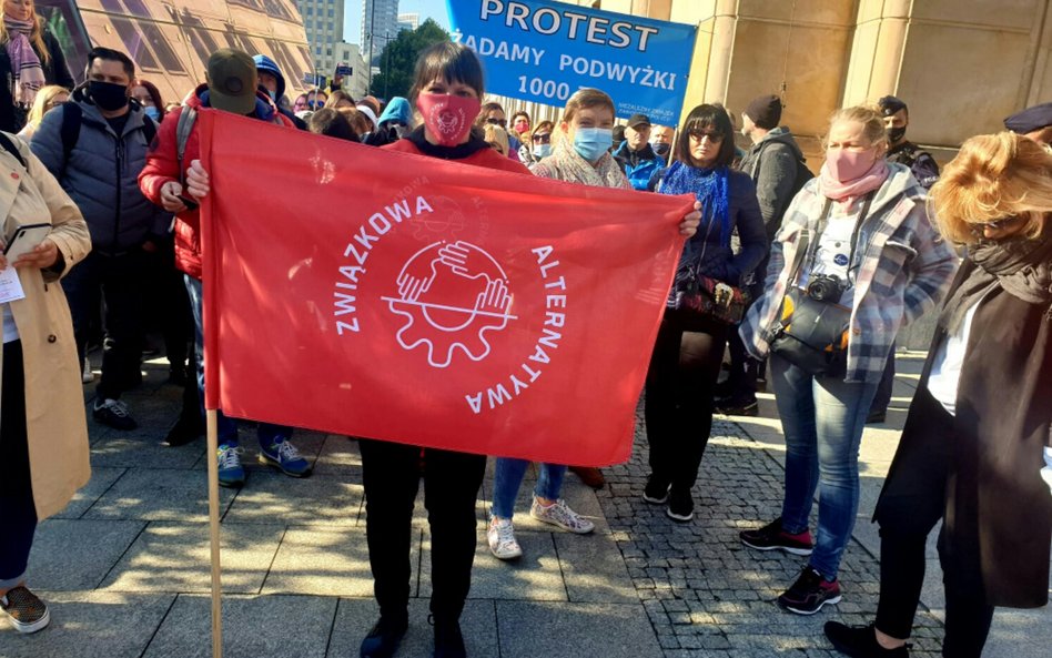 Protest pracowników skarbówki