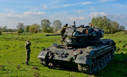 Rumuńskie działo przeciwlotnicze Gepard 35 mm.