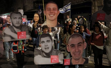 Protestujący przed rezydencją Beniamina Netanjahu domagają się uwolnienia zakładników