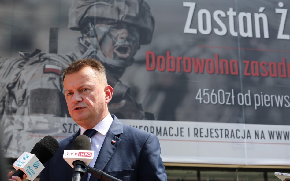 Minister obrony narodowej Mariusz Błaszczak