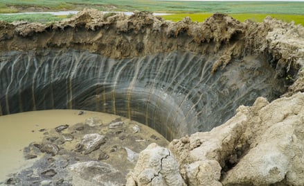 Kratery na Syberii prawdopodobnie powstały w wyniku ocieplenia klimatu