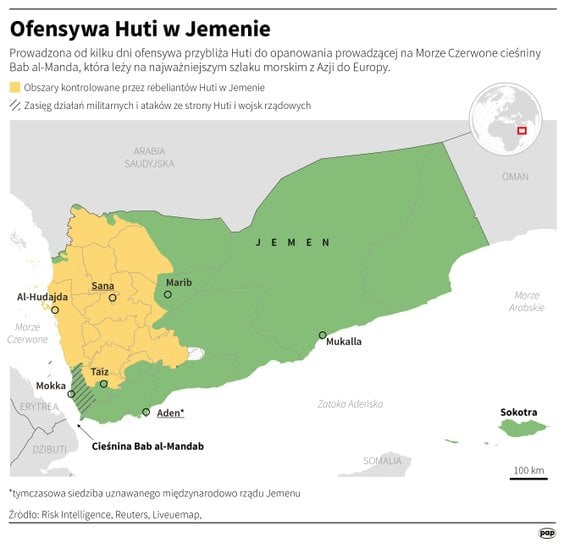 Ofensywa Huti w Jemenie