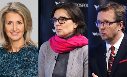Od lewej: Anna Frankowska, Paulina Kieszkowska-Knapik i Michał Wawrykiewicz