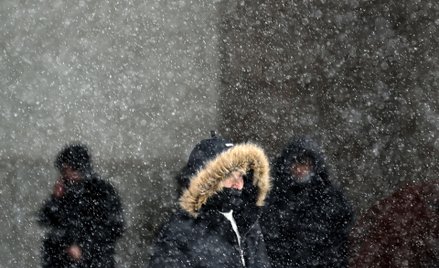 Śnieżyca w Moskwie