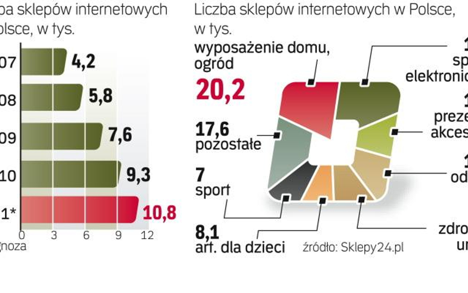 Rynek internetowy bardzo szybko rośnie